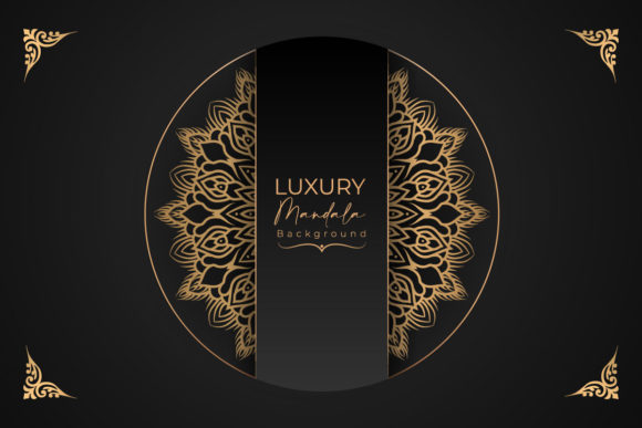 Download Luxury Gold Arabesque Pattern in Mandala - Arabesque pattern Collection