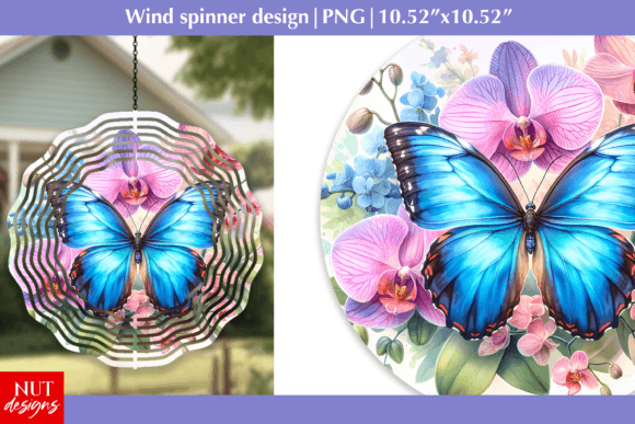 Download Spring Round Design, Butterfly Garden - Round design Collection