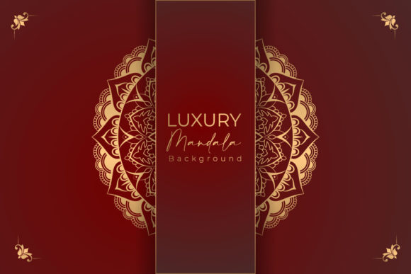 Download Luxury Gold Arabesque Pattern in Mandala - Arabesque pattern Collection