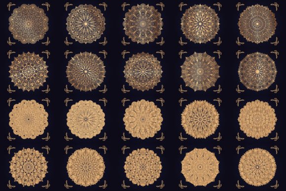 Download 20 Luxury Mandala Arabesque Pattern - Arabesque pattern Collection