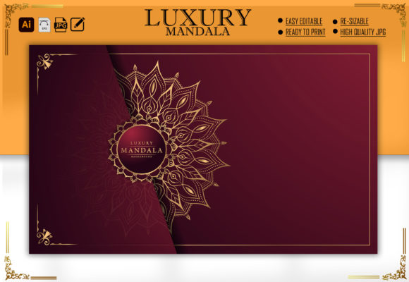 Download Luxury Mandala with Arabesque Pattern - Arabesque pattern Collection
