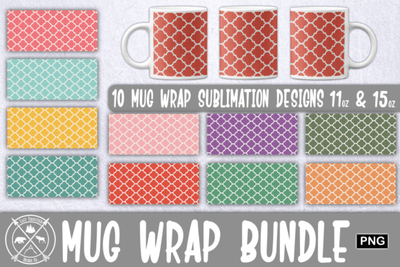 Download Arabesque Pattern Mug Wrap Sublimation - Arabesque pattern Collection