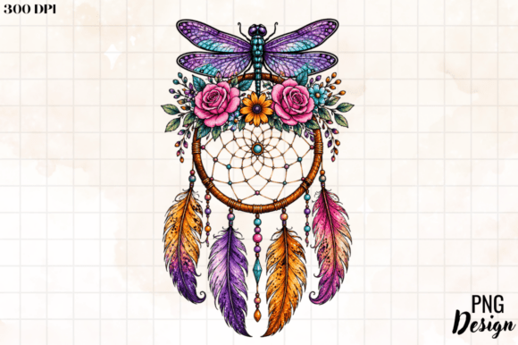 Download Dragonfly Dreamcatcher PNG - Dreamcatcher png Collection