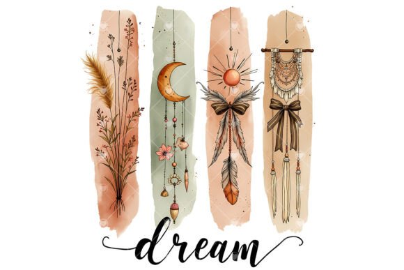 Download Boho Wildflower Feather Dreamcatcher PNG - Dreamcatcher png Collection