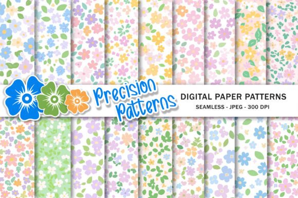 Download Summer Pink Ditsy Floral Patterns - Premium Resources