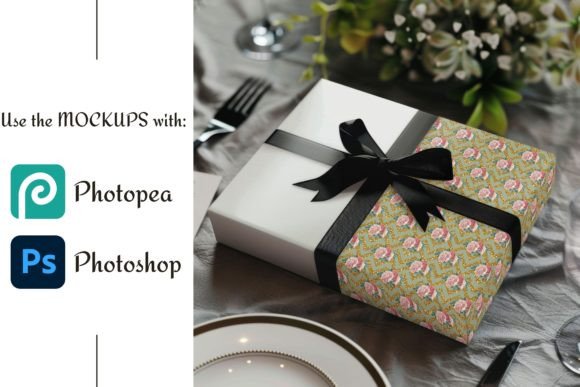Download Wrapping Paper Mockup | Gift Box Mockup - Wrapping paper Collection